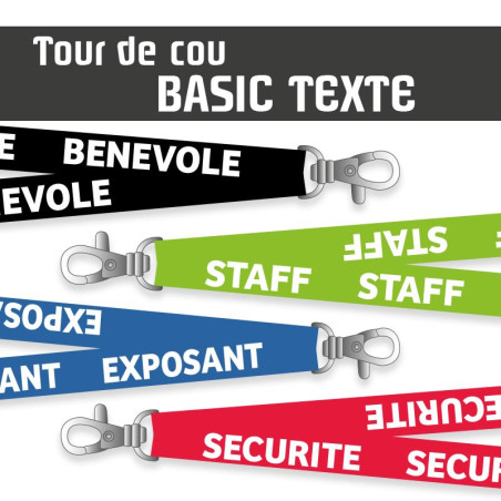 Tour de Cou Basic texte J+4