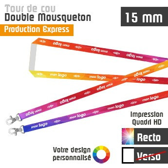 Tour de Cou Double Mousqueton J+4