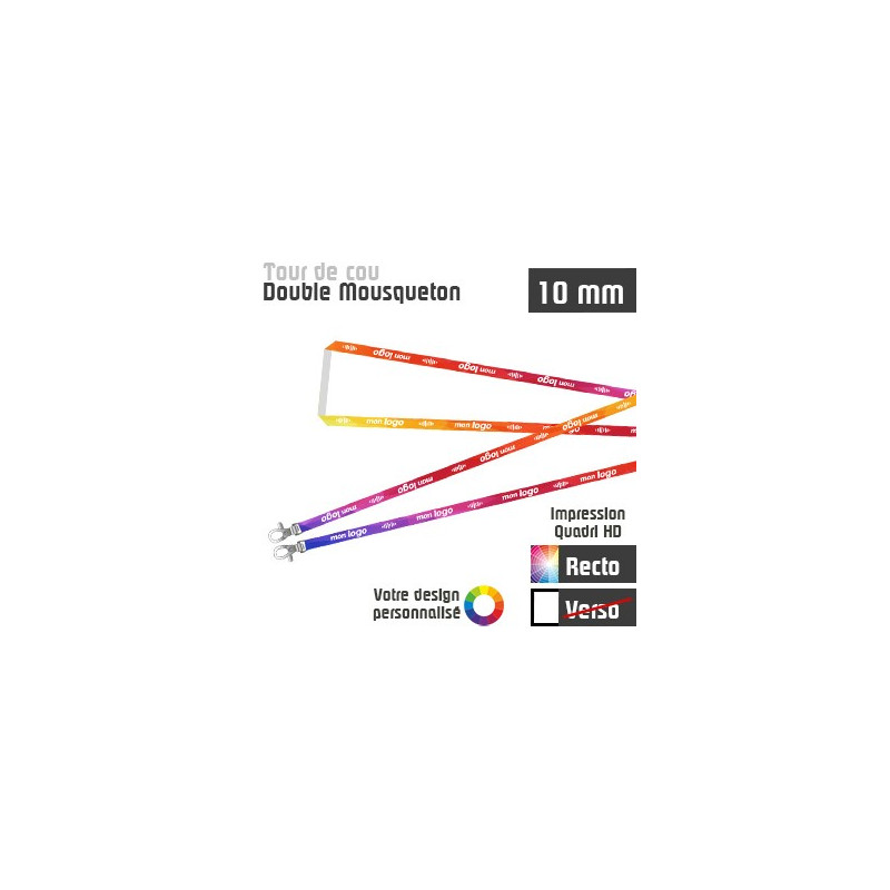 Tour de Cou Double Mousqueton J+10