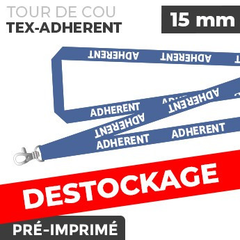 Tour de Cou Bleu - TEX-ADHERENT- lot de 10