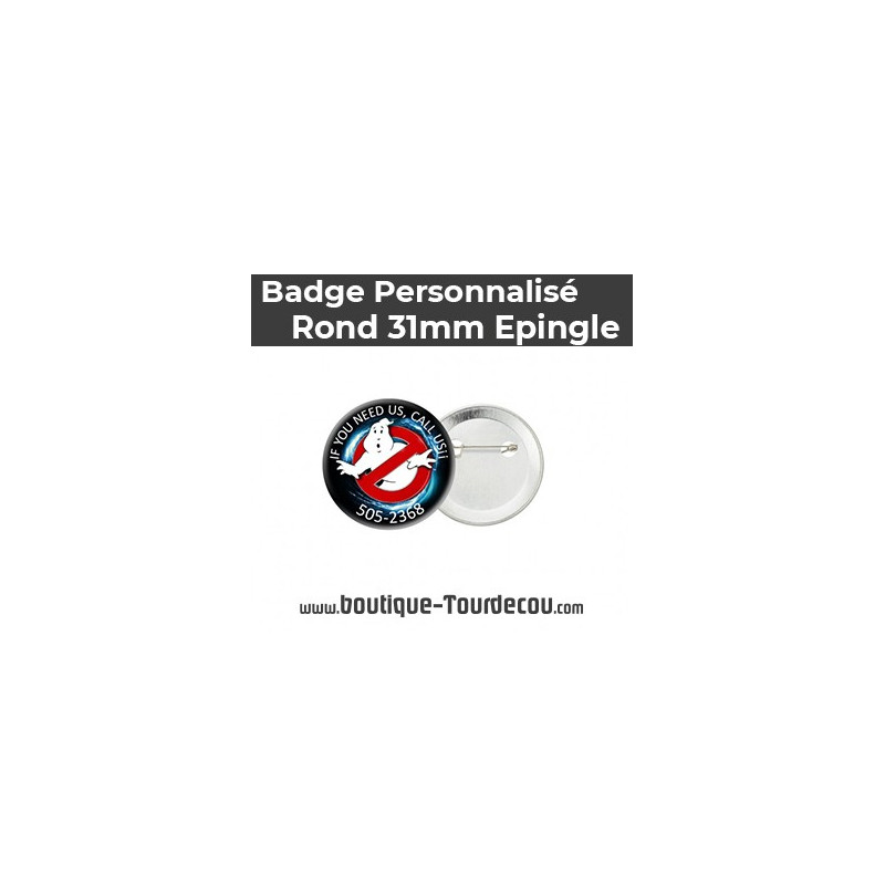 Badge Rond 31mm - épingle