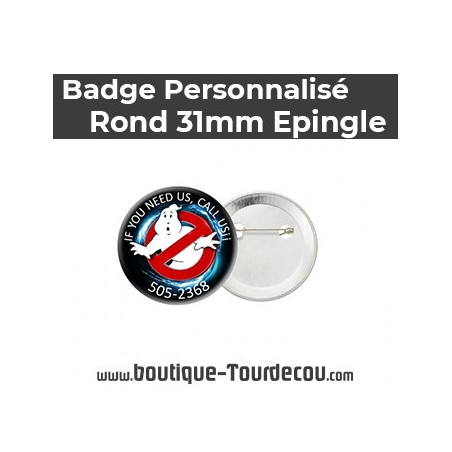 Badge Rond 31mm - épingle