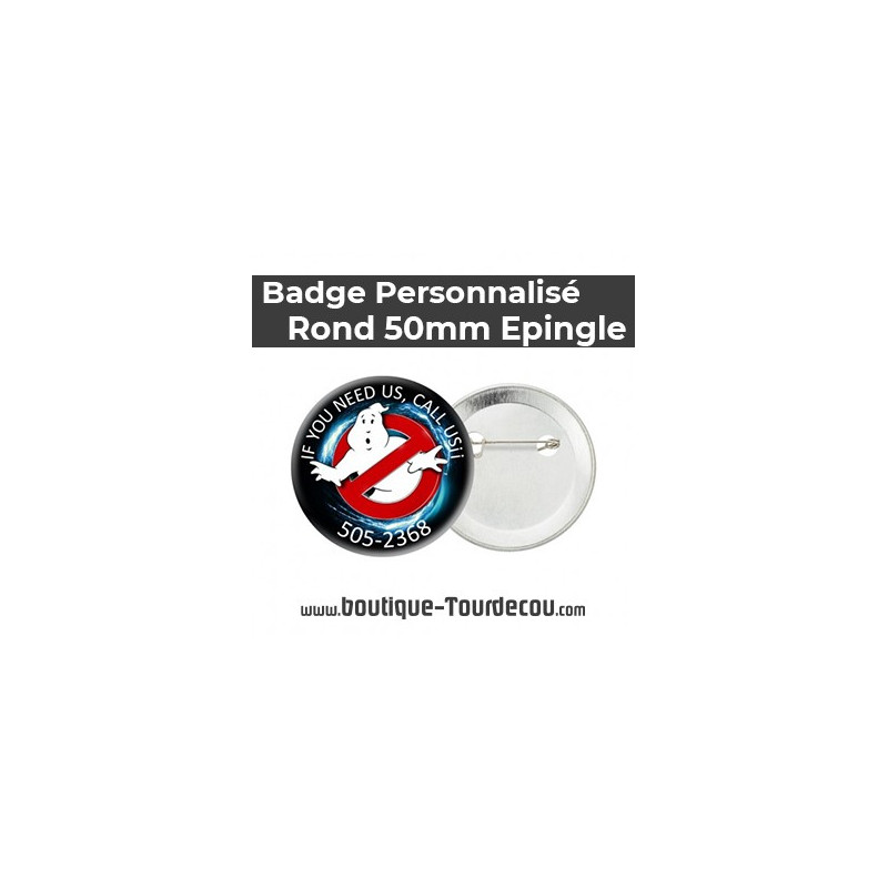 Badge Rond 50mm - épingle