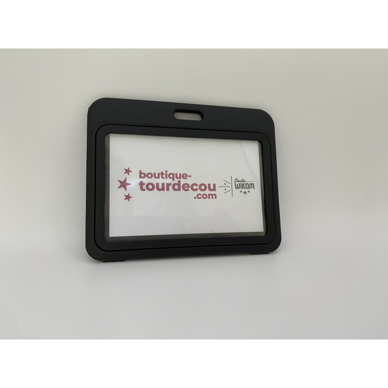 PB12 Porte-badge rigide | Recto