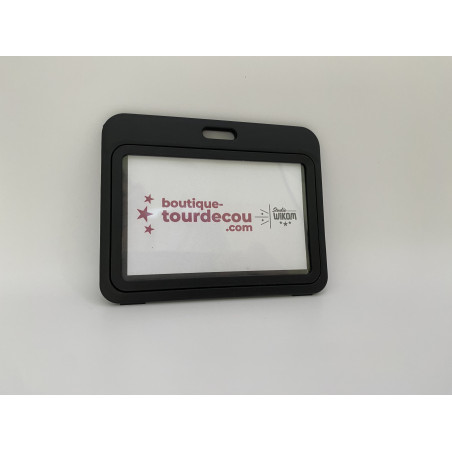 PB11 Porte-badge rigide | Recto-Verso