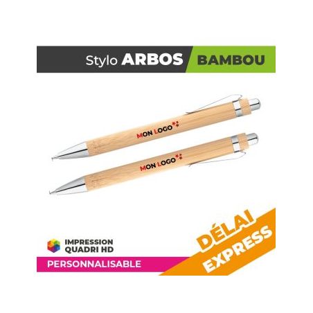 Stylo Personnalisé en Bambou - ARBOS