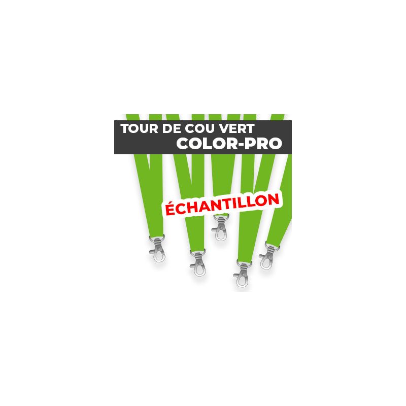 Tour de Cou Vert | Color-PRO | Échantillon